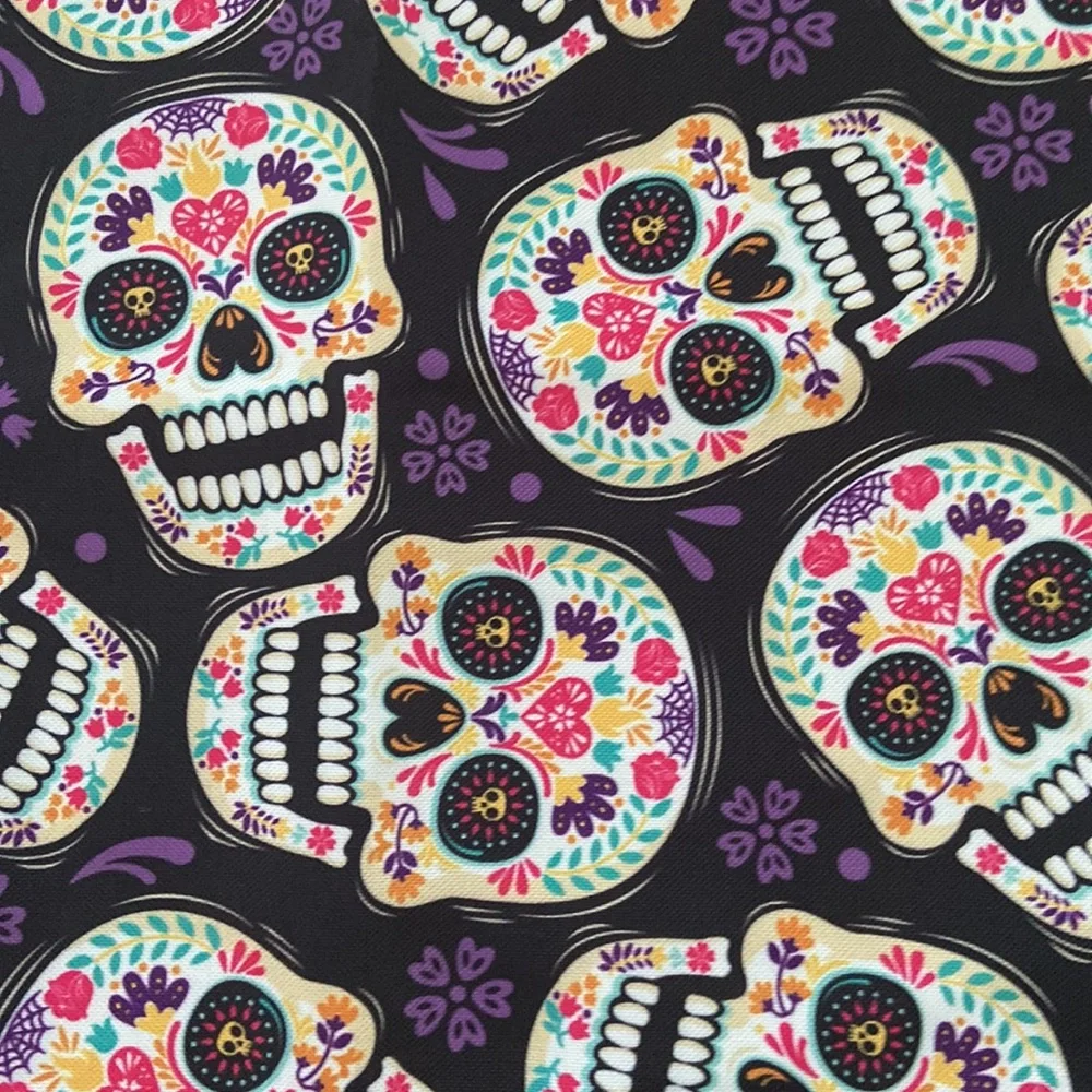 Novelty Retro Skulls Pattern Printing Table‎ Runner